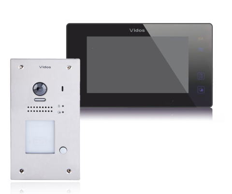 Zestaw wideodomofonu cyfrowego Vidos DUO S1201A_M1021B2