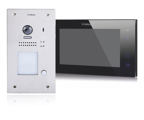 Zestaw wideodomofonu cyfrowego Vidos DUO S1201A_M1021B2