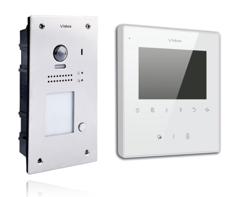 Zestaw cyfrowy wideodomofonu VIDOS S1201A_M1022W