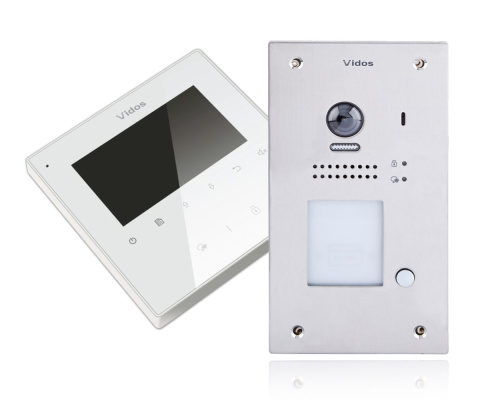 Zestaw cyfrowy wideodomofonu VIDOS S1201A_M1022W