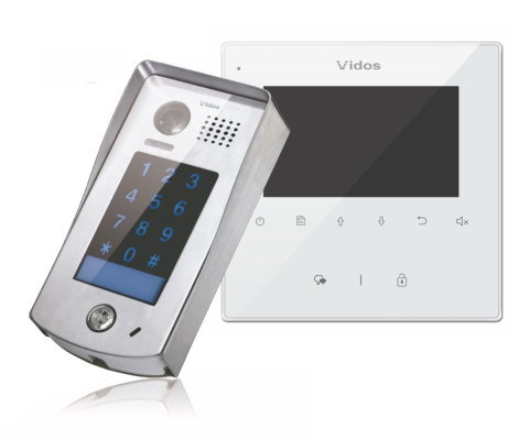 Zestaw cyfrowy wideodomofonu VIDOS S1301D_M1022W