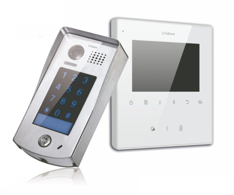 Zestaw cyfrowy wideodomofonu VIDOS S1301D_M1022W