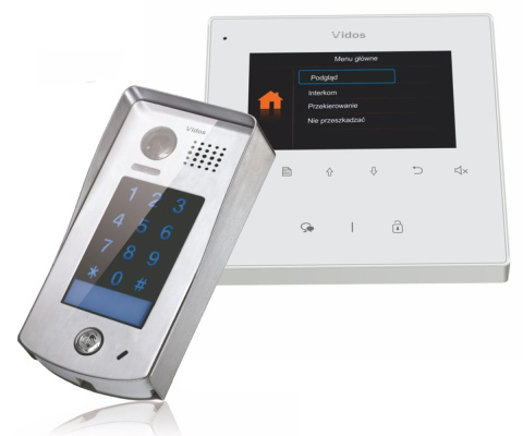 Zestaw cyfrowy wideodomofonu VIDOS S1301D_M1022W