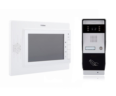 Zestaw wideodomofonu z czytnikiem kart RFID Vidos S50A_M323W