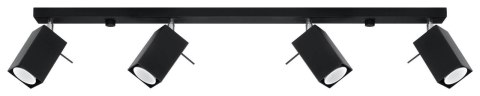 Plafon MERIDA 4L czarny
