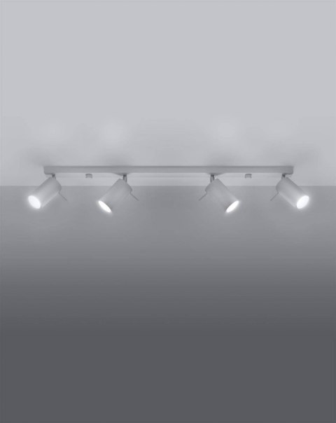 Plafon RING 4L biały