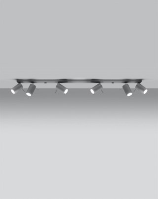 Plafon RING 6L szary