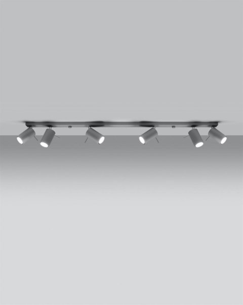 Plafon RING 6L szary