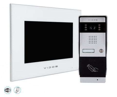 Wideodomofon WiFi z czytnikiem RFID Vidos S50A M10WX