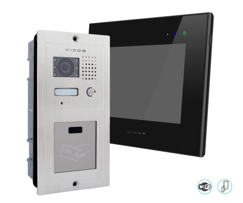 Wideodomofon czytnikiem RFID Vidos S601A-2 M10BX WiFi