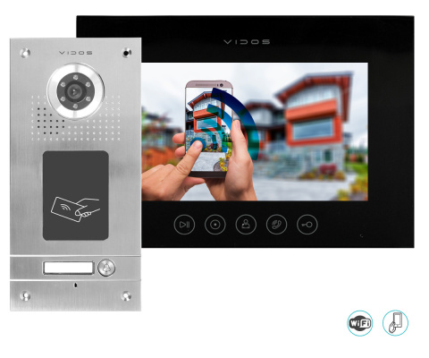 Wideodomofon z szyfratorem Vidos S561A M11BX WiFi