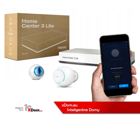 Fibaro inteligentny zestaw sterowania ogrzewaniem Home Center 3