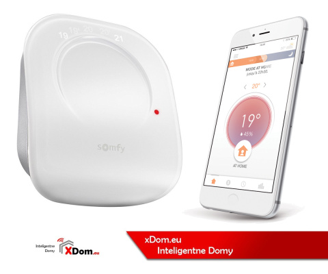 Somfy 1870447 TERMOSTAT RADIOWY STEROWANY PRZEZ INTERNET SMARTFONEM