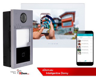 ZESTAW WIDEODOMOFONU IP Z CZYTNIKIEM RFID VIDOS S2401-P_M2010