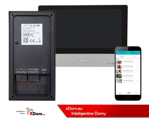 ZESTAW WIDEODOMOFONU IP Z CZYTNIKIEM RFID VIDOS S2401-P_M2020