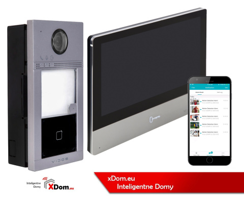 ZESTAW WIDEODOMOFONU IP Z CZYTNIKIEM RFID VIDOS S2401-P_M2020
