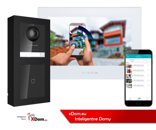 Wideodomofon Vidos IP S2201 M2010W z czytnikiem RFID