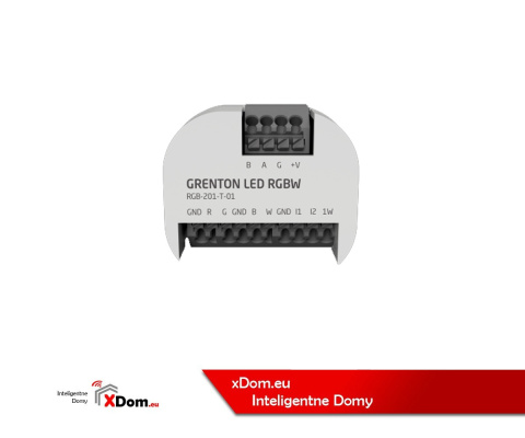 Moduł sterowanika GRENTON LED RGBW, Flush, TF-Bus RGB-201-T-01 