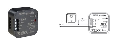 Radiowy ściemniacz dopuszkowy Zamel Exta Life RDP-21