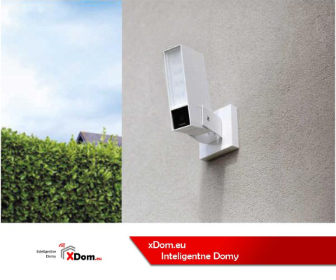 Zestaw dwóch kamer zewnętrznych z syreną alarmową Netatmo Smart NOC-S-PRO kolor biały