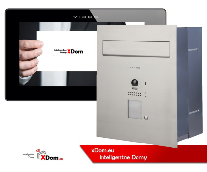 Wideodomofon Vidos zestaw skrzynka na listy S1201A-SKP M1021B-2