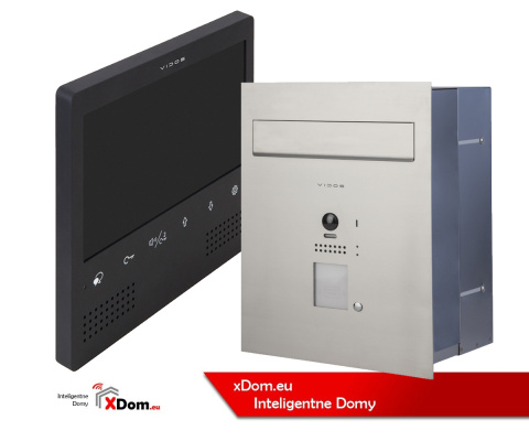 Wideodomofon Vidos zestaw skrzynka na listy Vidos S1201A-SKP M1023B