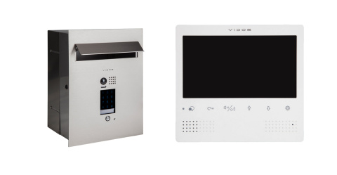 Wideodomofon cyfrowy Vidos S1401D-SKP M1023W z szyfratorem