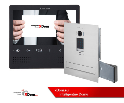 Wideodomofon z szyfratorem Vidos S1401D-SKM M1023B