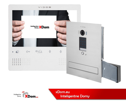 Wideodomofon z szyfratorem Vidos S1401D-SKM M1023W