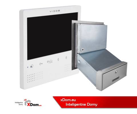 Wideodomofon z szyfratorem Vidos S1401D-SKM M1023W