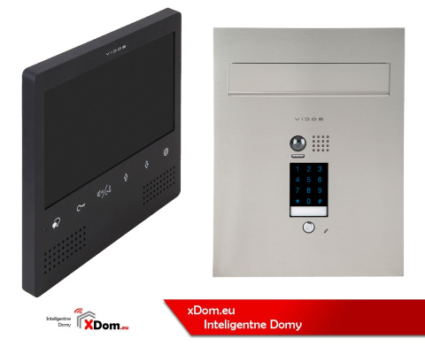 Wideodomofon cyfrowy Vidos S1401D-SKP M1023B z szyfratorem