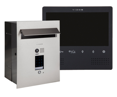 Wideodomofon cyfrowy Vidos S1401D-SKP M1023B z szyfratorem