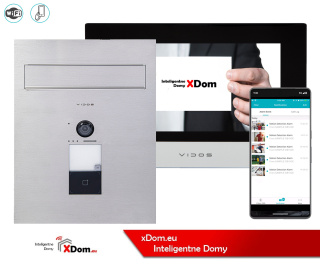 Wideodomofon WiFi Vidos M2010-S2401-SKP z czytnikiem RFID