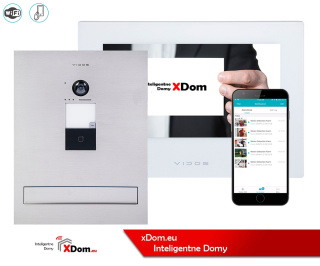 Wideodomofon WiFi Vidos M2010W-S2401-SKM z czytnikiem RFID