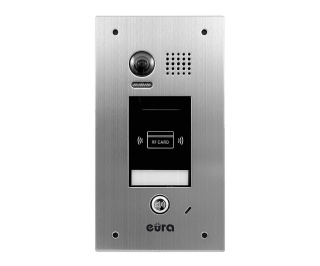 KASETA ZEWNĘTRZNA WIDEODOMOFONU ''EURA'' VDA-72A5 v.2 ''2EASY'' podtynkowa funkcja karty zbliżeniowej
