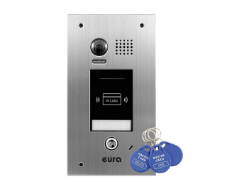 KASETA ZEWNĘTRZNA WIDEODOMOFONU ''EURA'' VDA-72A5 v.2 ''2EASY'' podtynkowa funkcja karty zbliżeniowej