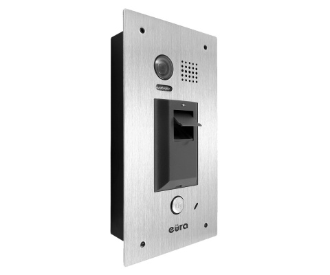 KASETA ZEWNĘTRZNA WIDEODOMOFONU ''EURA'' VDA-83A5 ''2EASY'' podtynkowa z czytnikiem linii papilarnych