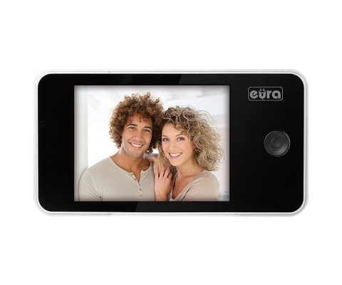 WIDEO-WIZJER DO DRZWI ''EURA'' VDP-01C1 ERIS SREBRNY 3,2'' LCD