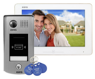Zestaw Wideodomofonu Cyfrowego Z Czytnikiem Kart Eura Monitor 10 cali biały VDA71A5_VDA-11A5