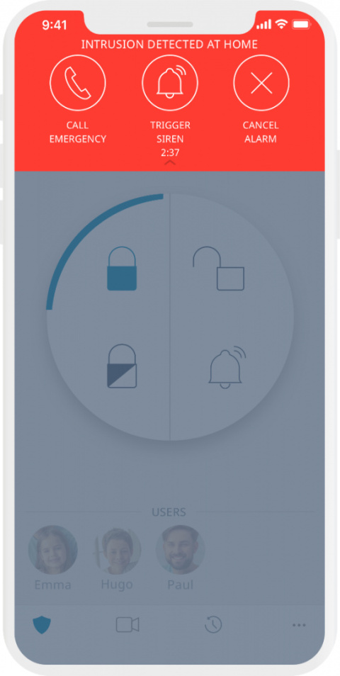 Somfy 1870397 Kamera zewnętrzna Somfy - czarna