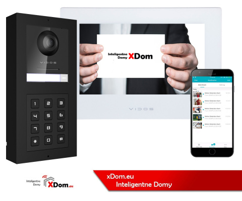 Wideodomofon WiFi Vidos M2010 A2000 z szyfratorem