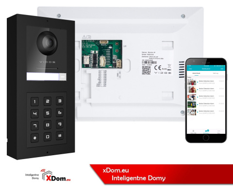 Wideodomofon WiFi Vidos M2010 A2000 z szyfratorem