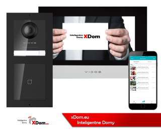 Wideodomofon Vidos IP S2201 M2010B z czytnikiem RFID