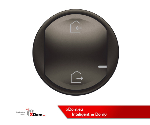 Celiane with Netatmo plakietka do łącznika bezprzewodowego wyjście/powrót GRAFITOWA, Celiane with NETATMO