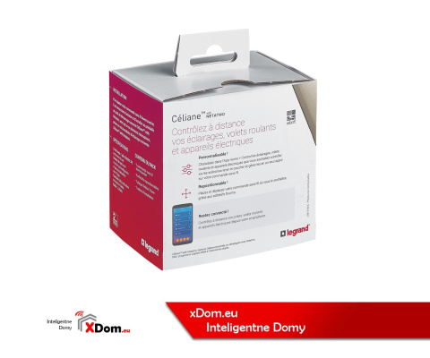 Łącznik bezprzewodowy dzień/noc - tytanowy, Celiane with NETATMO