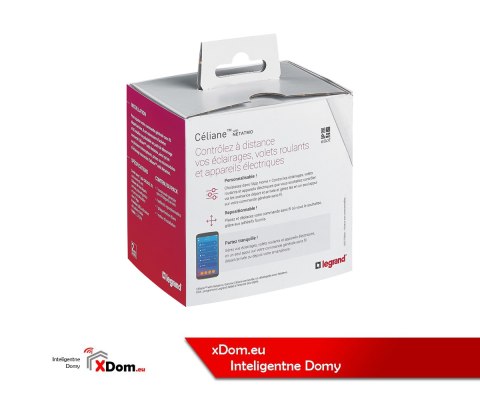 Łącznik bezprzewodowy wyjście/powrót - biały, Celiane with NETATMO
