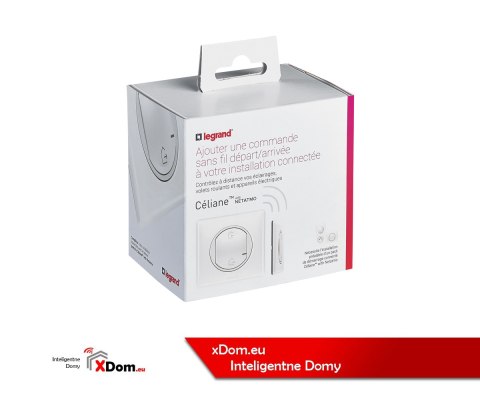 Łącznik bezprzewodowy wyjście/powrót - biały, Celiane with NETATMO