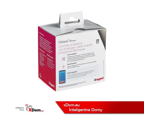 Łącznik bezprzewodowy wyjście/powrót - grafitowy, Celiane with NETATMO