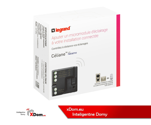 Mikromoduł oświetlenia (do sterowania oświetleniem w instalacji connected), Celiane with NETATMO