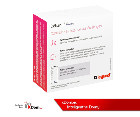 Mikromoduł oświetlenia (do sterowania oświetleniem w instalacji connected), Celiane with NETATMO